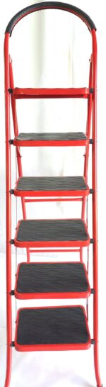 نردبان 6 پله ی کفه پهن بزرگ