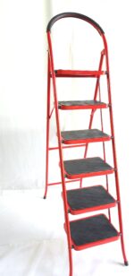 نردبان 6 پله ی کفه پهن بزرگ