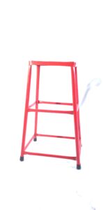چهارپایه فلزی ۷۰ سانتی سهند نیک قرمز با نشیمن ضدلغزش مشکی - تولید تبریز