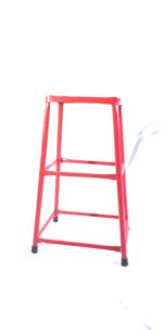 چهارپایه فلزی ۷۰ سانتی سهند نیک قرمز با نشیمن ضدلغزش مشکی - تولید تبریز