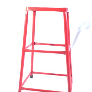 چهارپایه فلزی ۷۰ سانتی سهند نیک قرمز با نشیمن ضدلغزش مشکی - تولید تبریز